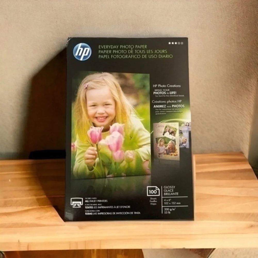 Hewlett-Packard Glossy 4 x 6 Photo Paper 100 Sheets